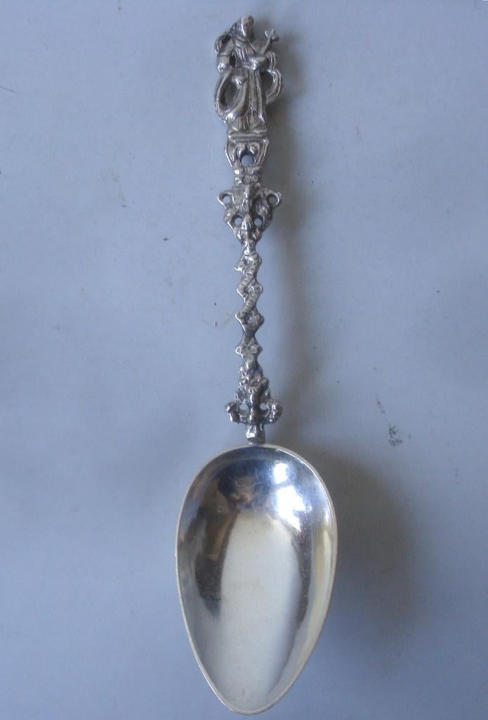 Friese geboortelepel, 64 gram, 7 mei 1877, goede staat, Ophalen of Verzenden, Zilver