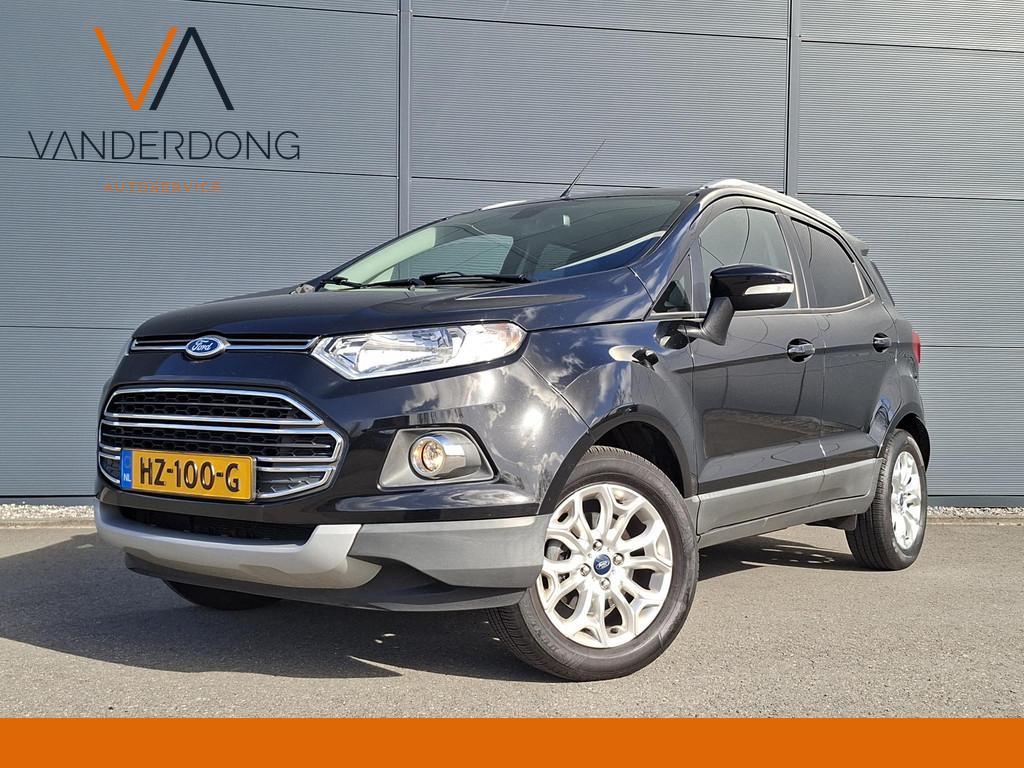Ford EcoSport 1.5 Ti-VCT Titanium | Automaat | Trekhaak | Cr, Auto's, Euro 6, 400 kg, Leder en Stof, Zwart