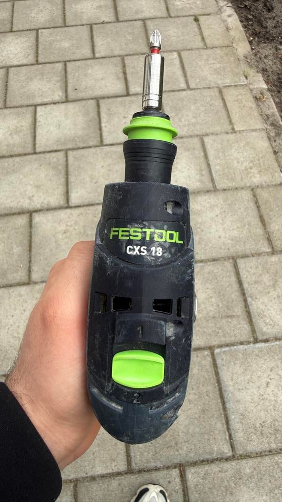 Festool CXS 18 schroefmachine (zonder accu), Doe-het-zelf en Verbouw, Gereedschap | Boormachines, Ophalen, Gebruikt, Boor- en Schroefmachine