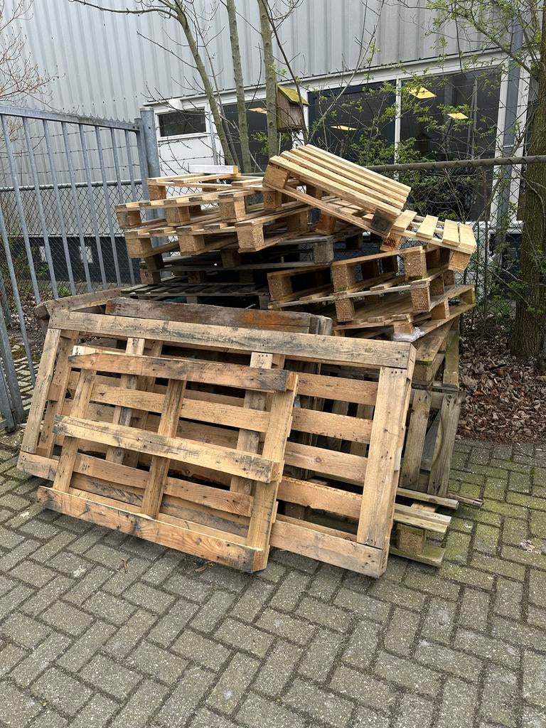 Pallets voor houtkachel vuurkorf, Minder dan 3 m³, Ophalen, Overige houtsoorten, Blokken