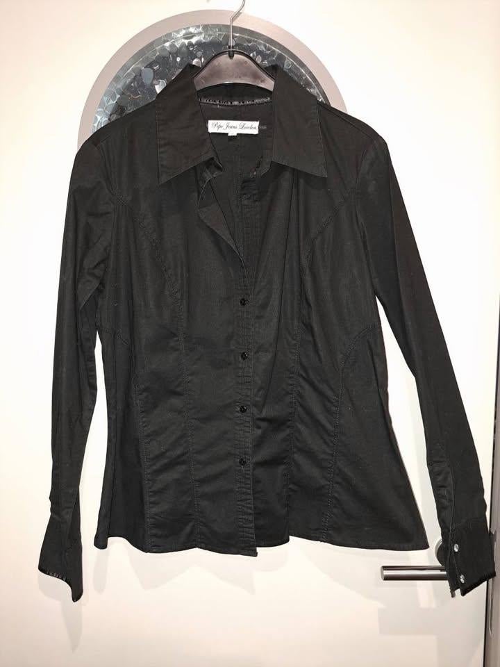 Pepe Jeans Dames Overhemd, L, Zwart, Maat 42/44 (L), Ophalen of Verzenden, Zo goed als nieuw