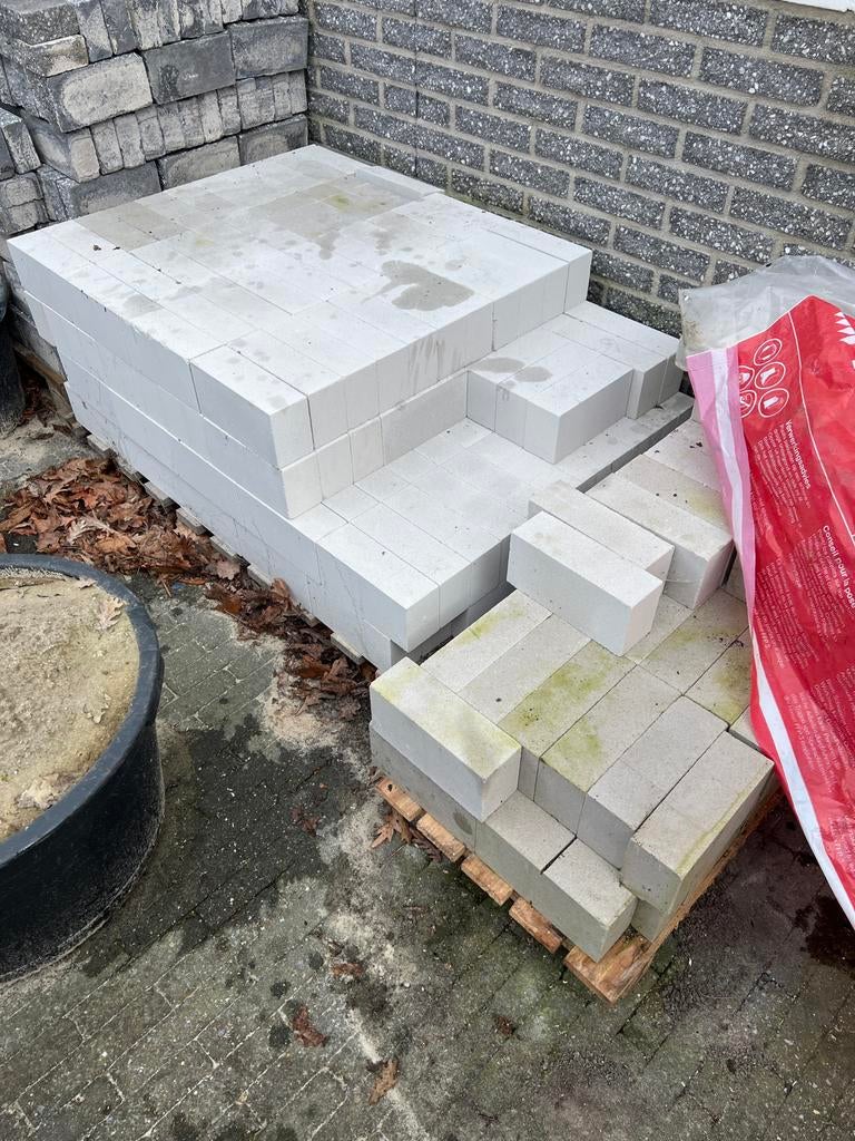 Kalkzandsteen Amstelformaat - Nieuw, Ophalen, Nieuw, Kalkzandstenen