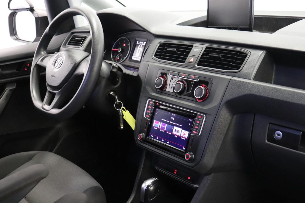 Volkswagen Caddy 2.0 TDI 102PK Automaat EURO 6 - Airco - Nav, 1441 kg, Stof, Gebruikt, 4 cilinders