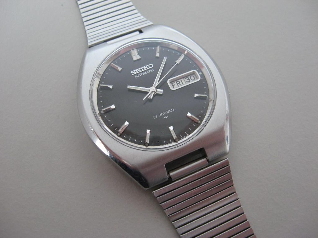 Vintage Seiko automatic horloge, Gebruikt, Staal, Polshorloge, Ophalen of Verzenden