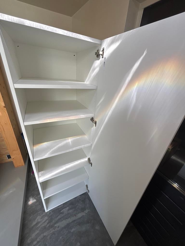 IKEA platsa kast met 5 planken, Ophalen, Kunststof, 50 tot 100 cm, Zo goed als nieuw