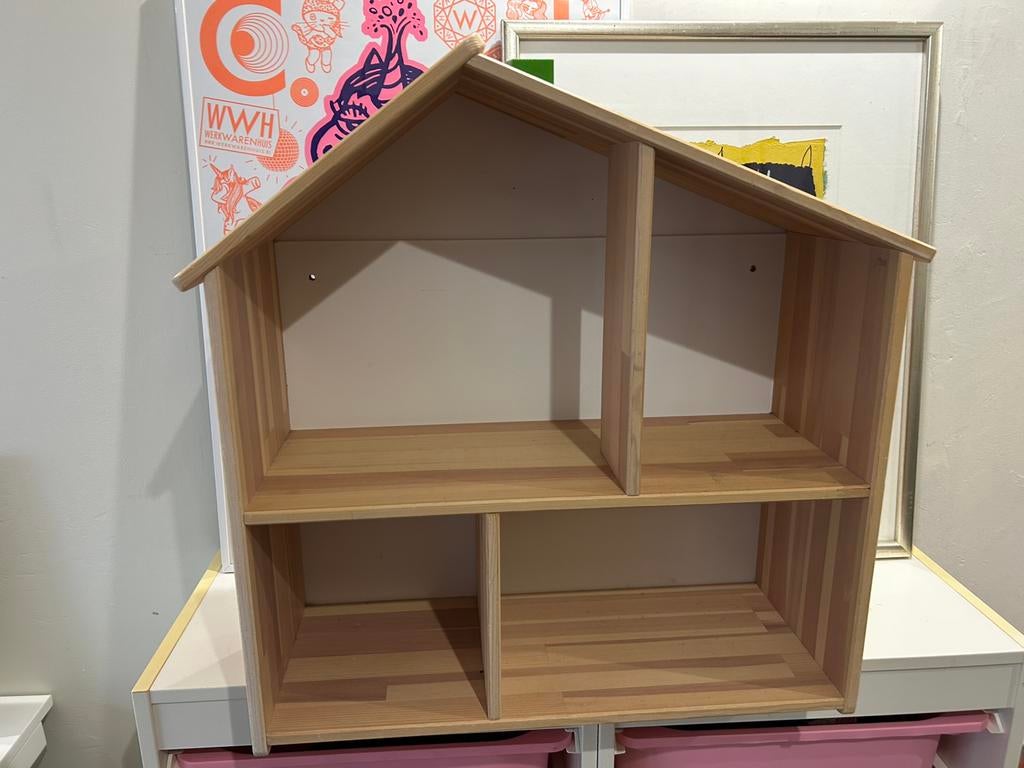 Ikea Flatsa poppenhuis / open kast / boekenkast, Kinderen en Baby's, Speelgoed | Poppenhuizen, Ophalen, Zo goed als nieuw, Poppenhuis