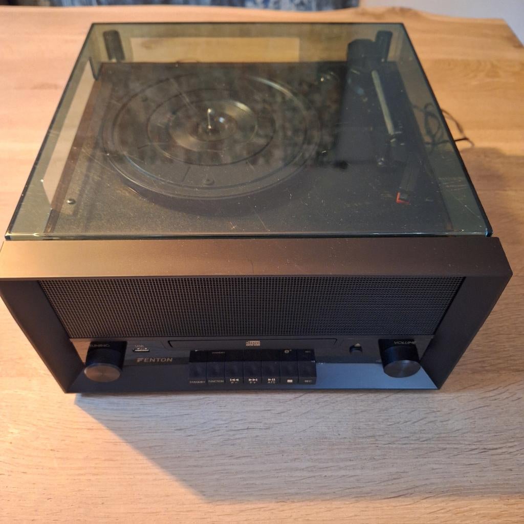 Fenton platenspeler, Zo goed als nieuw, USB-aansluiting, Platenspeler, Ophalen