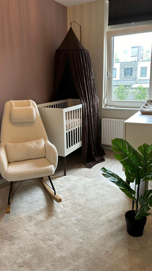 Meyco piekstok goud met Jollein klamboe chestnut, Ophalen, Gebruikt, Klamboe