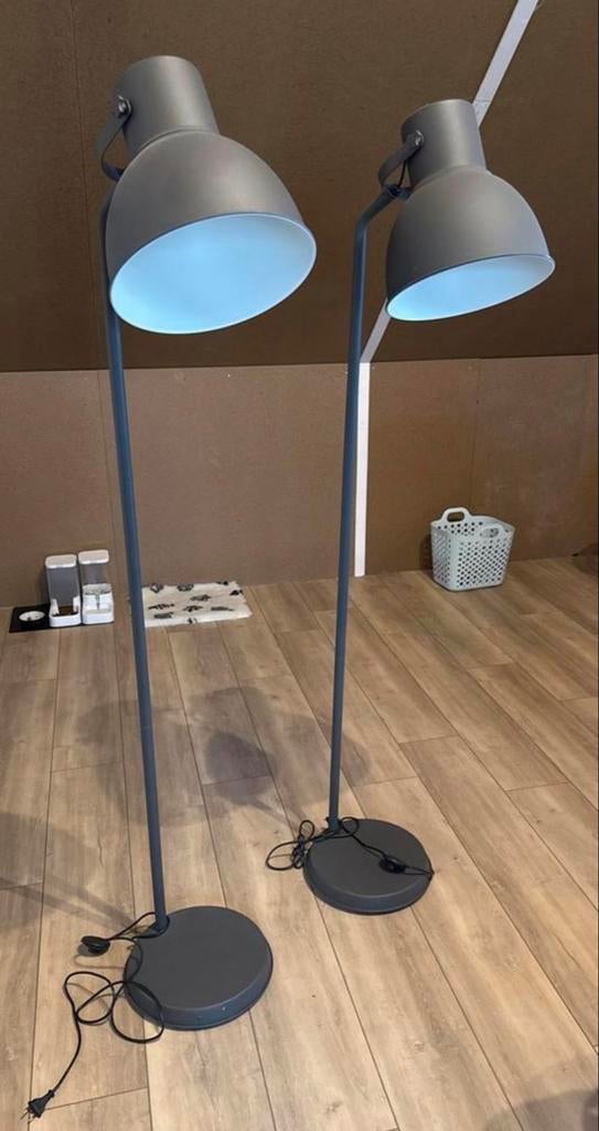 IKEA Hektar staande lampen, Ophalen, Zo goed als nieuw, Metaal, 150 tot 200 cm