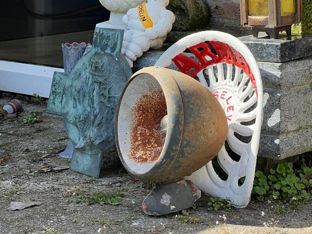 OUDE SLEETSE KOPLAMP TER DECORATIE, Ophalen of Verzenden