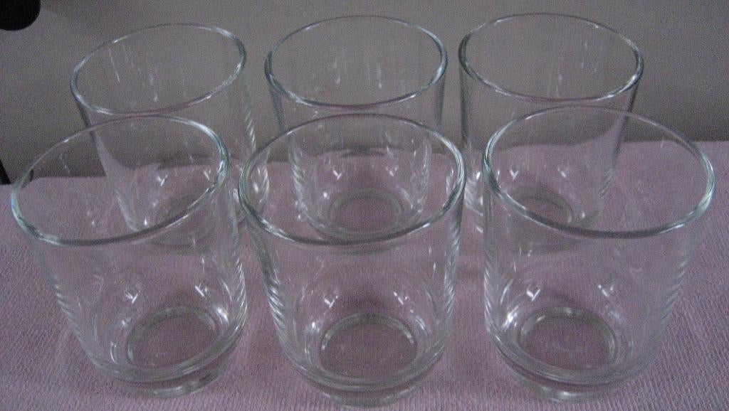 6 amuse glaasjes., Huis en Inrichting, Keuken | Servies, Glas of Glazen, Ophalen of Verzenden, Overige stijlen, Glas