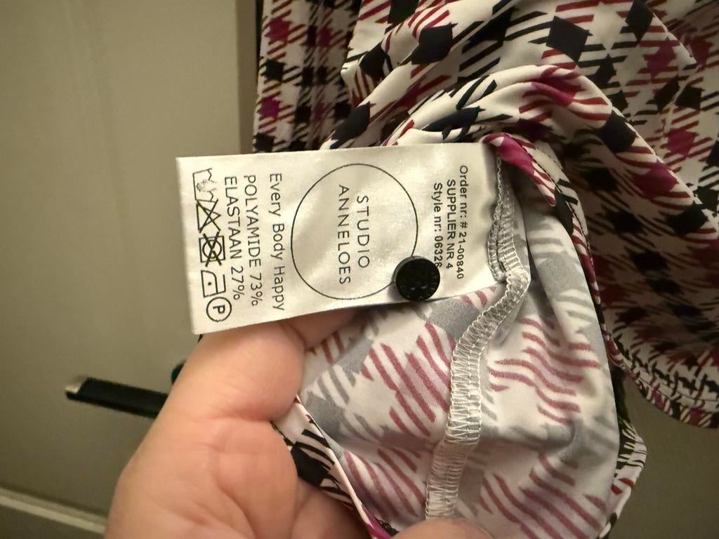 Studio Anneloes Longsleeve XL - Zwart/Wit/Paars Pied-de-poul, Ophalen of Verzenden, Maat 46/48 (XL) of groter, Overige kleuren