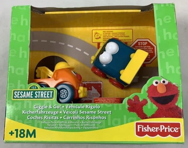 Fisher-Price Sesamstraat Ernie & Koekiemonster Auto's, Coolsingel 104, 3011 AG Rotterdam, Netherlands, Verzenden, Zo goed als nieuw