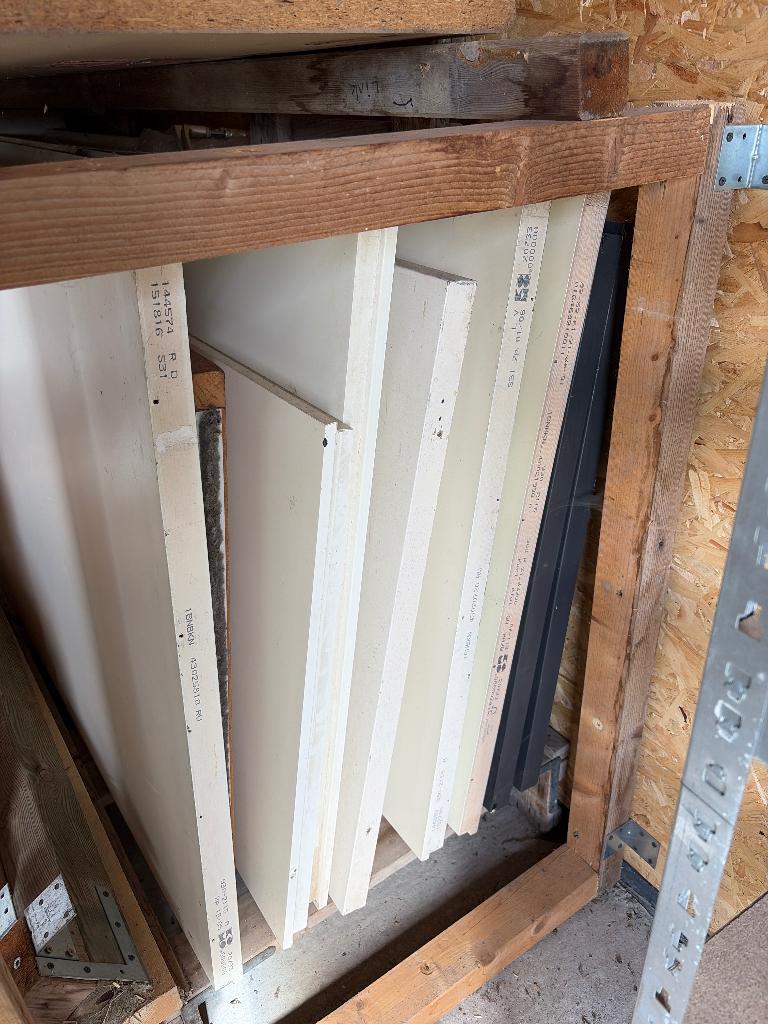 Deuren, Ophalen, Kunststof, Gebruikt, 80 tot 100 cm