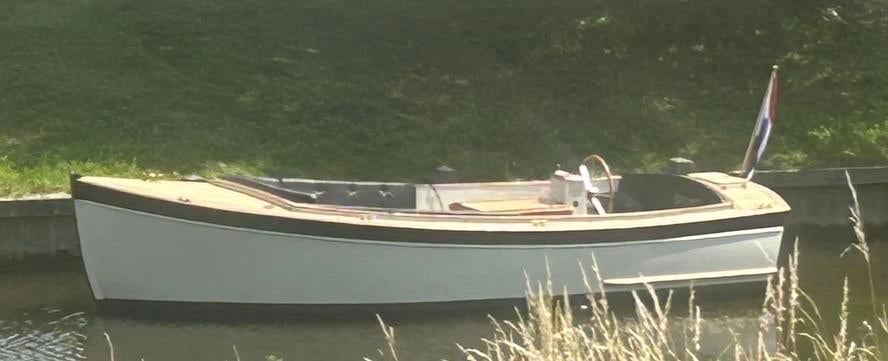 Kussenset CAB sloep: zwart leer incl. zonnedek, Watersport en Boten, Ophalen, Gebruikt, Interieur en Kussens