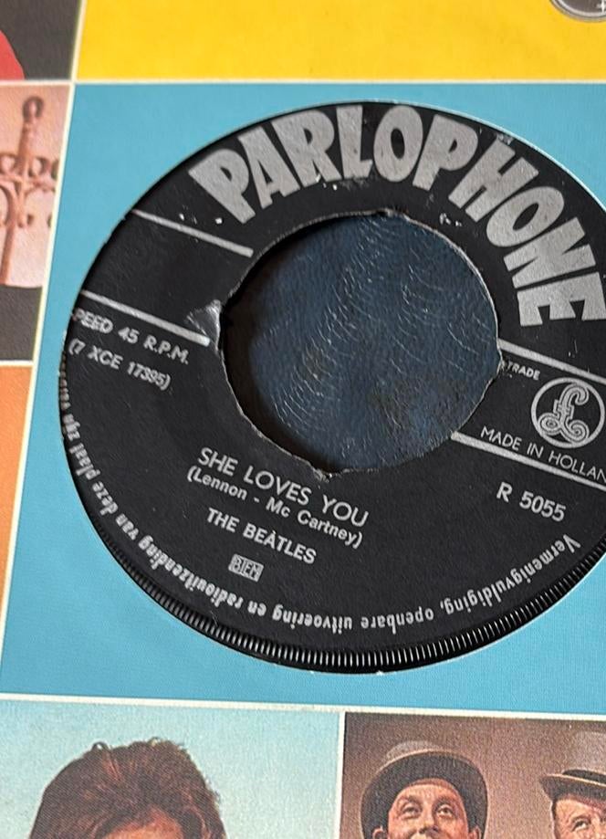 The Beatles - She loves you/I’ll get you, Cd's en Dvd's, Vinyl Singles, Ophalen of Verzenden, Gebruikt, Pop