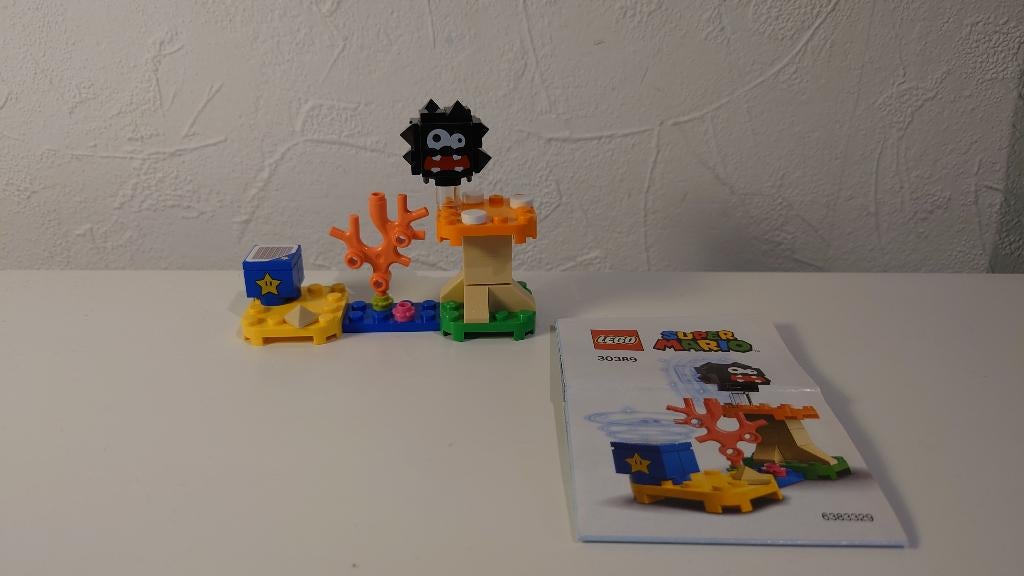 Lego Super Mario 30389 Fuzzy & Mushroom Platform, Ophalen of Verzenden, Gebruikt, Complete set, Lego