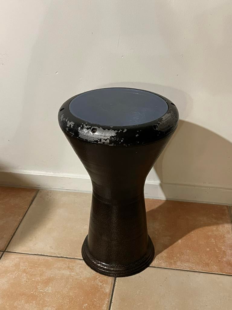 Darbuka trommel Alexandria zwart metaal, Ophalen of Verzenden, Gebruikt, Trommel
