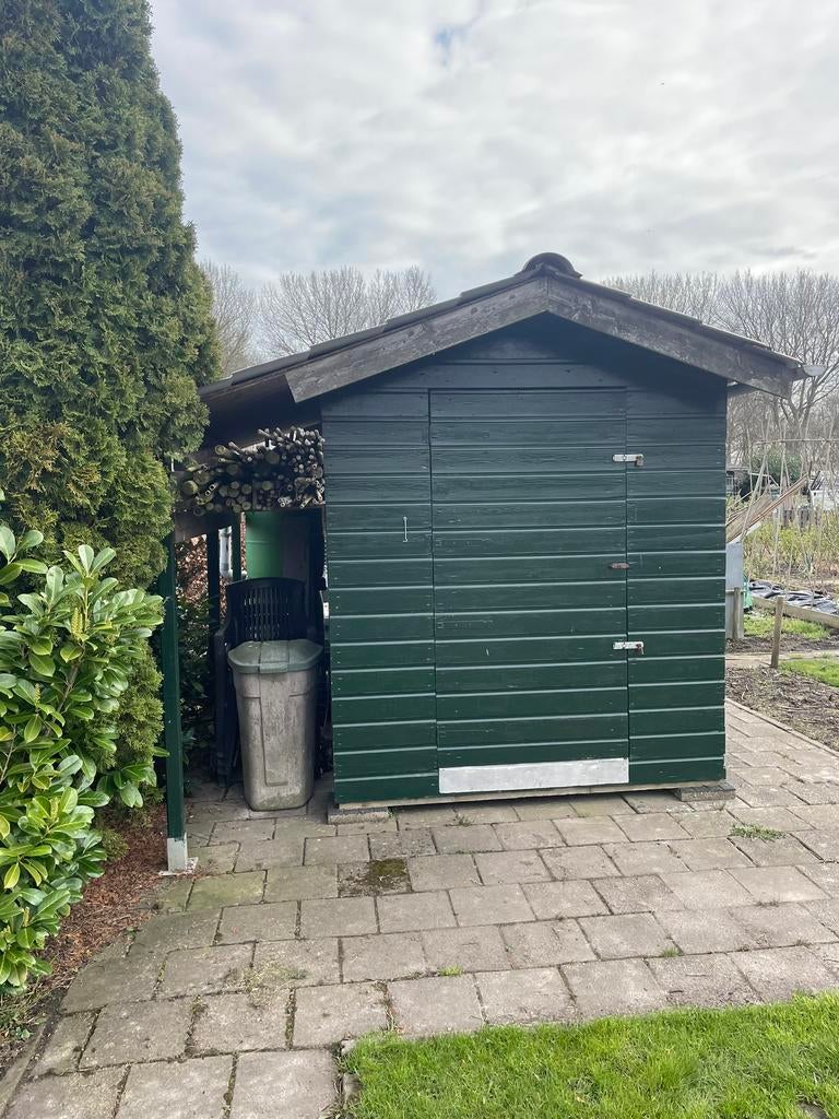 Tuinhuis schuurtje, Tuin en Terras, Tuinhuizen, Ophalen, 250 tot 500 cm, Zonder ramen, Met overkapping