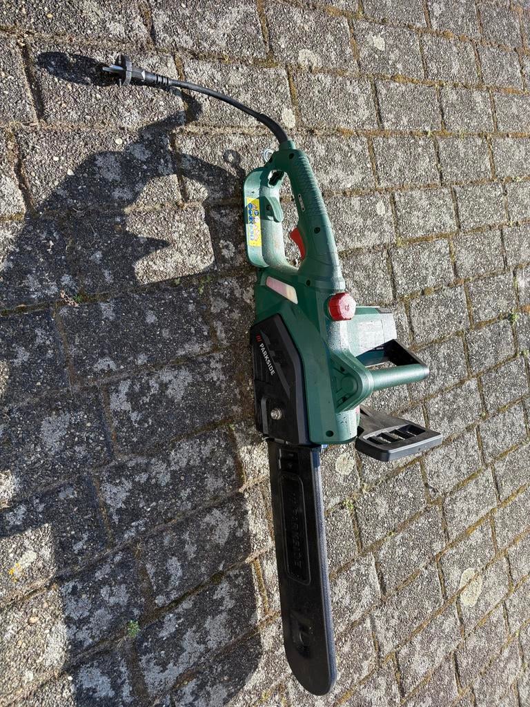 Parkside Elektrische Kettingzaag, Ophalen, Gebruikt, Kettingzaag, 30 tot 70 mm