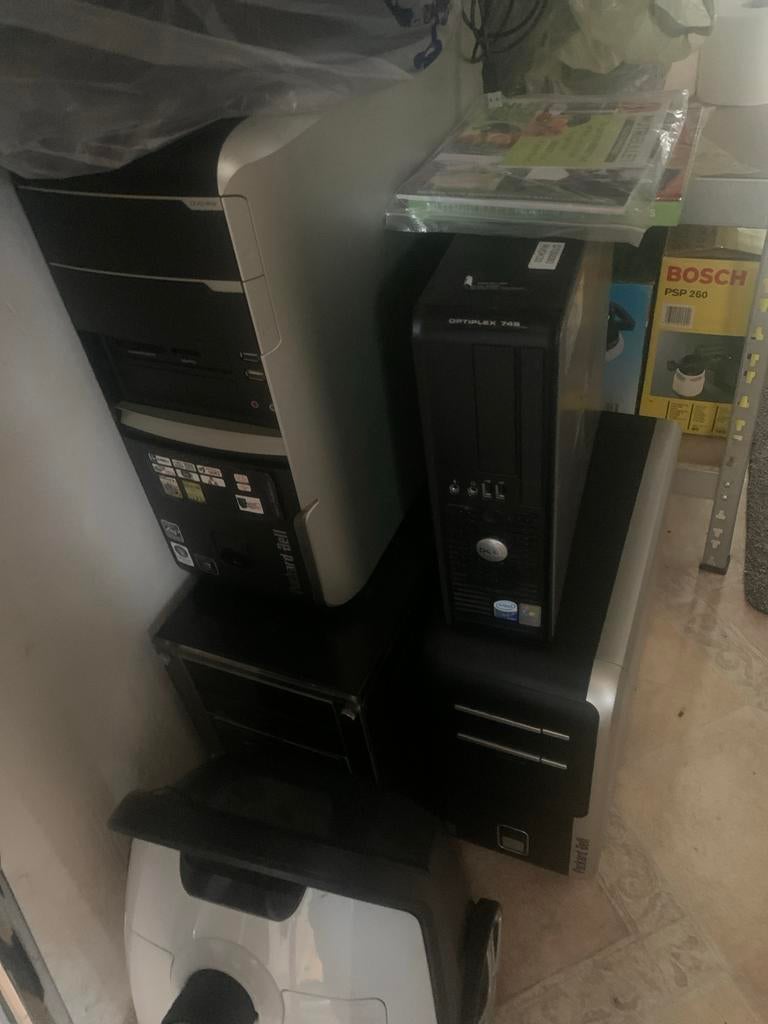 4 pc computers te koop - doe een goed bod!, Computers en Software, Desktop Pc's, Gebruikt, Onbekend, HDD, Minder dan 4 GB, Ophalen of Verzenden