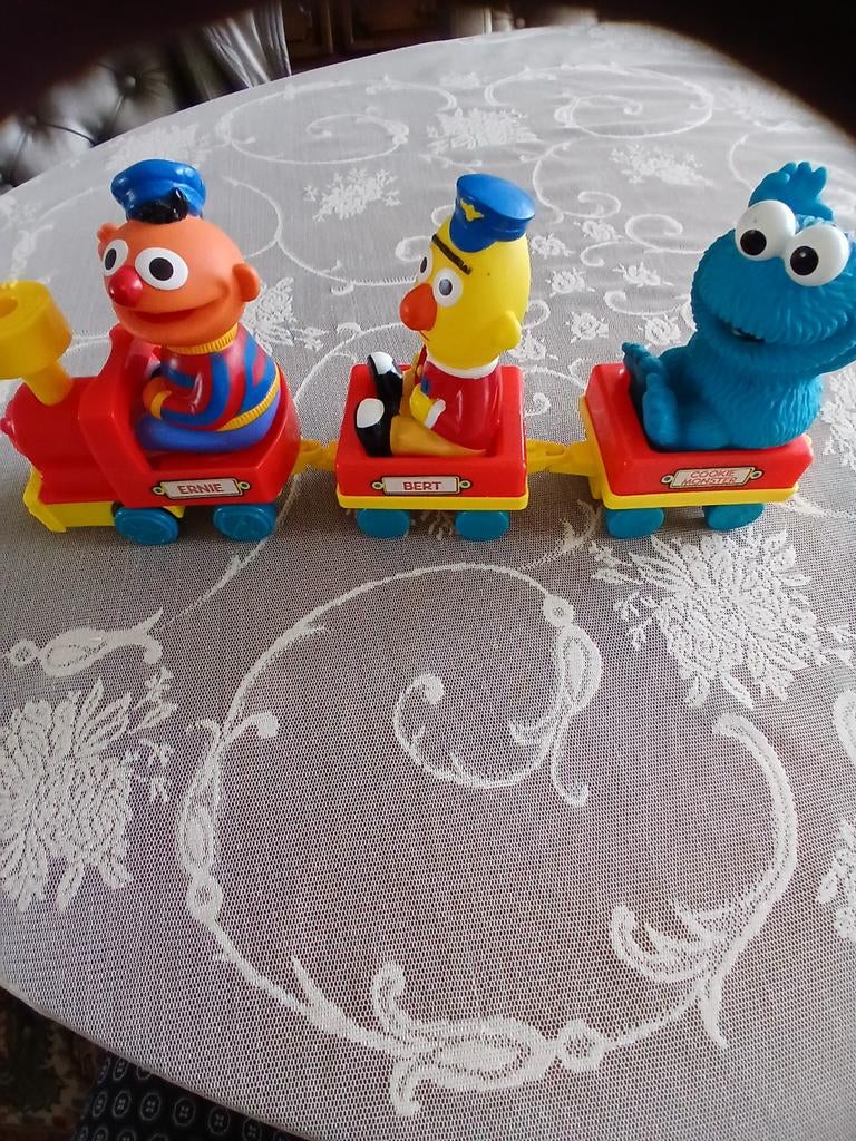 Vintage Tyco trein Sesamstraat, Ophalen of Verzenden, Gebruikt, Jongen of Meisje