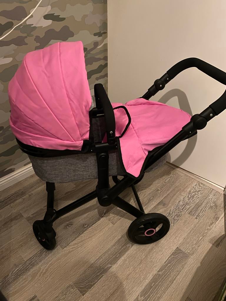 Kinder poppenwagen - Zo goed als nieuw, Ophalen, Zo goed als nieuw, Babypop