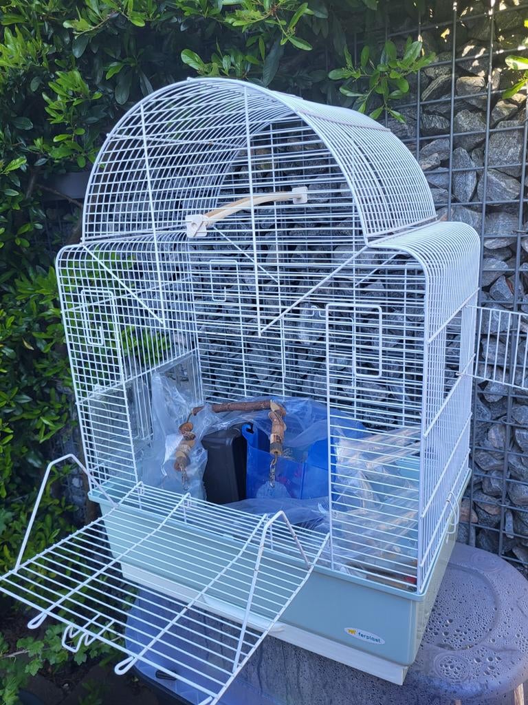 Parkieten kooi, Dieren en Toebehoren, Vogels | Hokken en Kooien, Ophalen, Metaal, Vogelkooi