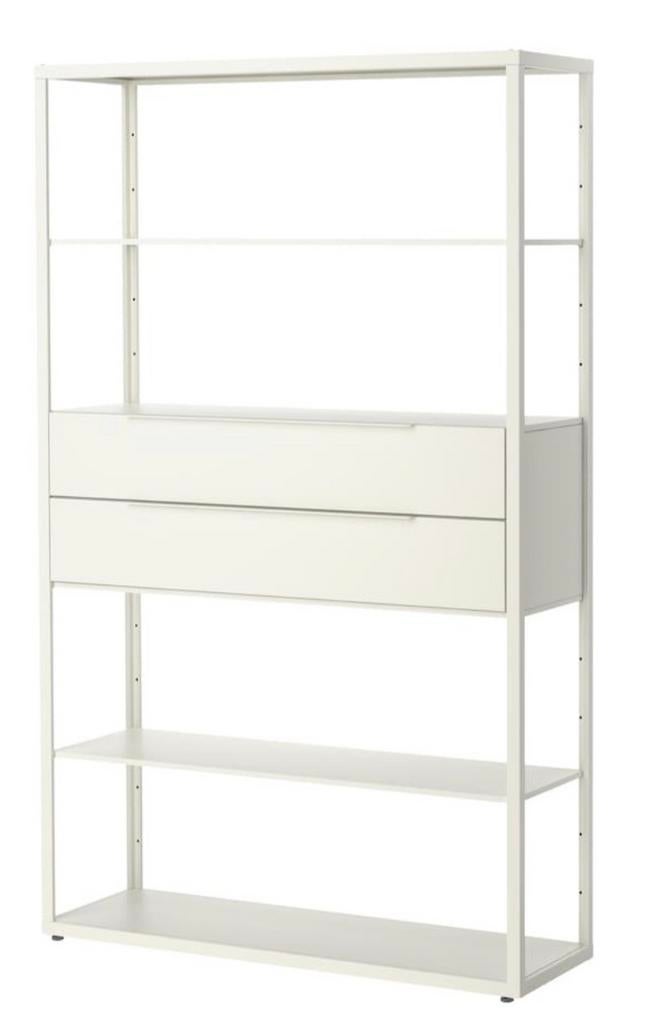 2x Fjalkinge kast met lades IKEA 80 euro en 70 euro per stuk, Ophalen, Gebruikt, 50 tot 100 cm, Metaal