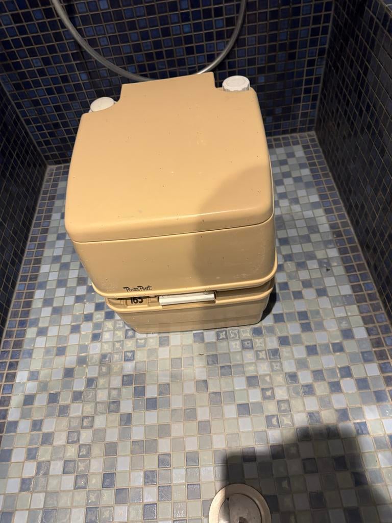 Porta Potti 165 draagbaar toilet - Ideaal voor camping, Ophalen of Verzenden, Gebruikt
