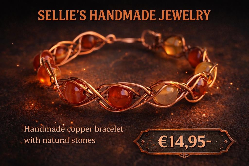 🦋 Sellie's handmade jewelery 🦋, Ophalen of Verzenden, Nieuw, Overige materialen, Met bedels of kralen