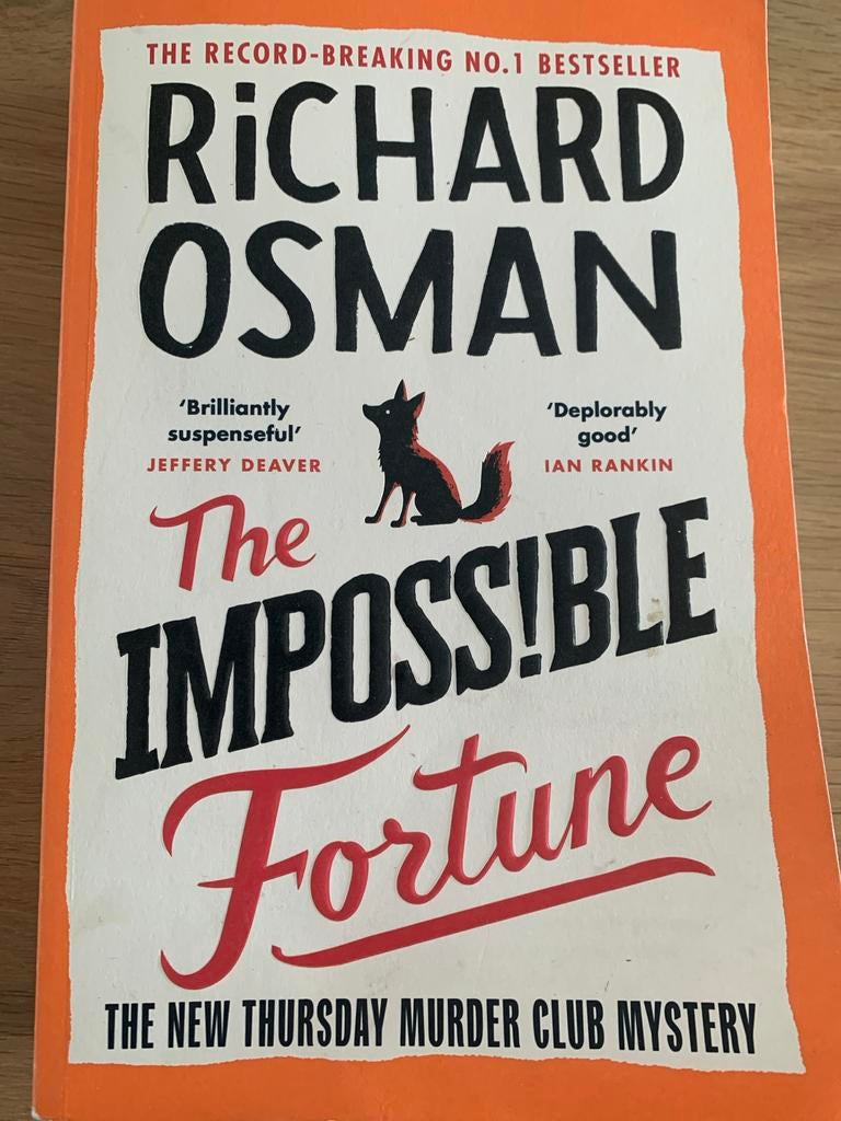 The Impossible Fortune - Richard Osman Engelstalig, Ophalen of Verzenden, Gelezen