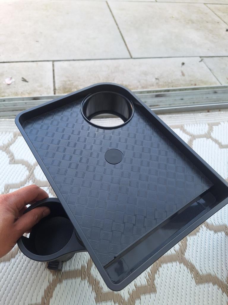 Tafeltje en bekerhouder voor in de auto, Auto diversen, Auto-accessoires, Ophalen of Verzenden