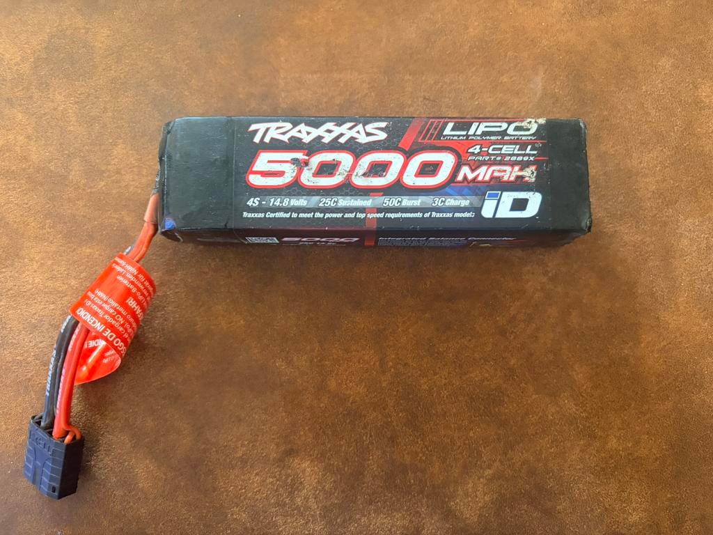 Traxxas 4s ID-Lipo 5000mAh in topstaat!, Hobby en Vrije tijd, Modelbouw | Radiografisch | Auto's, Ophalen of Verzenden, Zo goed als nieuw