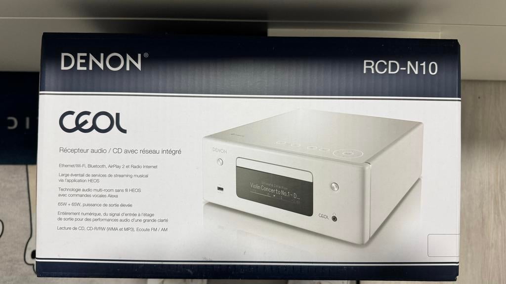 Denon RCD-N10 CEOL Wit - Netwerk CD-Receiver, Ophalen of Verzenden, Nieuw, Overige merken