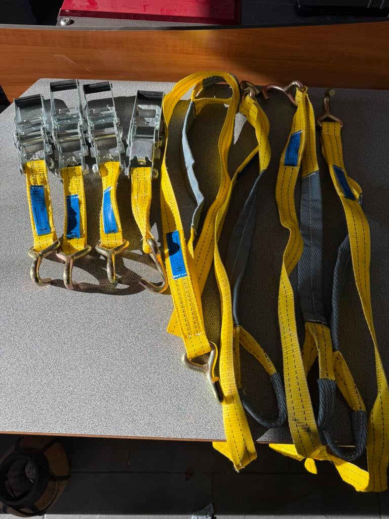 Diversen hijsbanden en sjorbanden, Doe-het-zelf en Verbouw, Lieren en Takels, Ophalen of Verzenden, Nieuw