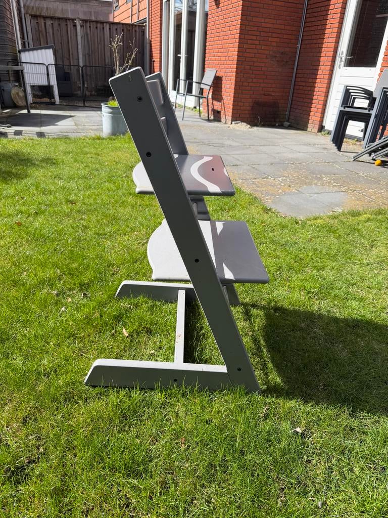 Grijze meegroeistoel Triptrap, Ophalen of Verzenden, Gebruikt, Meegroeistoel