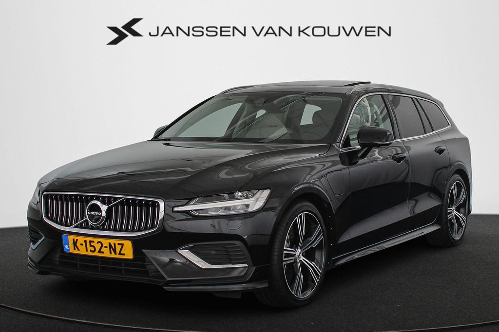 Volvo V60 2.0 T6 Recharge AWD Inscription Panoramadak Leder, Auto's, Volvo, Bedrijf, Te koop, V60, 360° camera, 4x4, ABS, Achteruitrijcamera