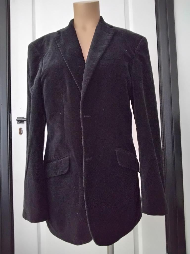 Fluwelen Angelo Litrico Colbert - Maat 48 - Nieuwstaat, Maat 48/50 (M), Angelo Litrico, Zwart, Nieuw