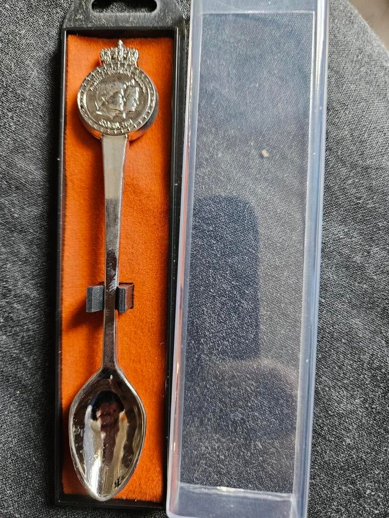 Theelepel Willem Alexander en Maxima DE, Ophalen of Verzenden