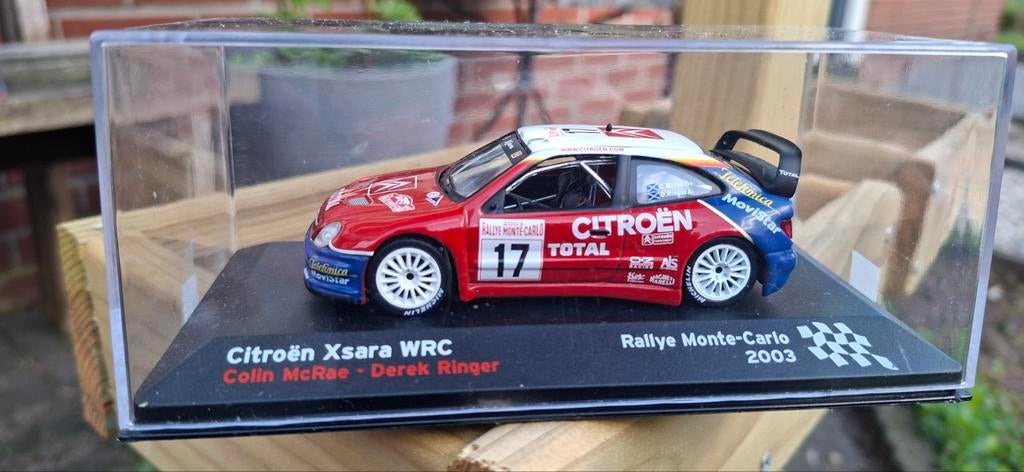 Citroën Xsara WRC Rallye Monte-Carlo 2003 modelauto, Hobby en Vrije tijd, Modelauto's | 1:43, Auto, Overige merken, Ophalen of Verzenden