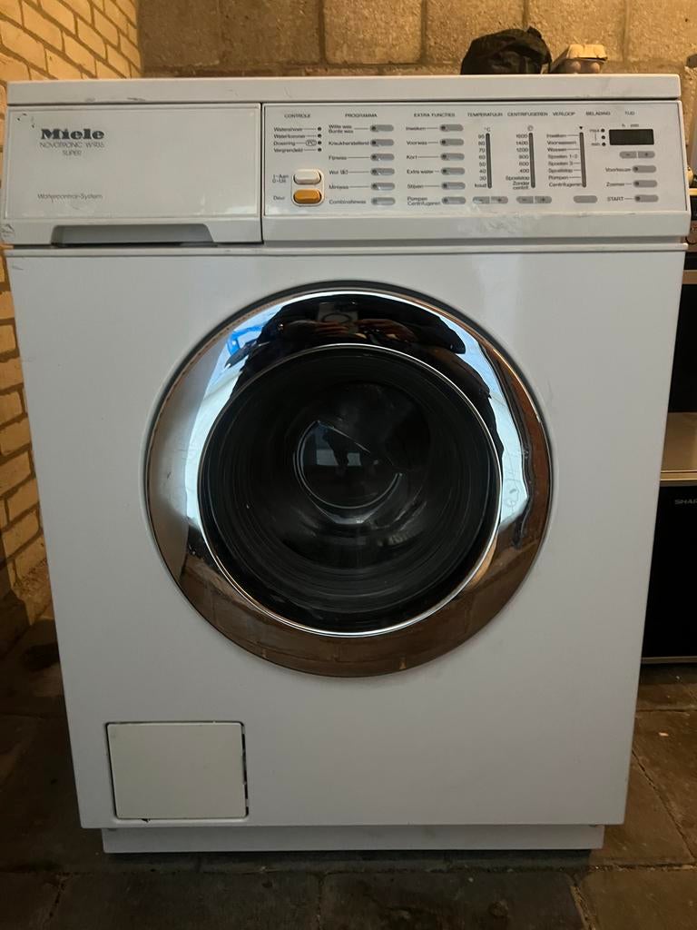 Miele Novotronic W935 Super Wasmachine - Tweedehands, Witgoed en Apparatuur, Wasmachines, Ophalen, Gebruikt, Voorlader, Wolwasprogramma