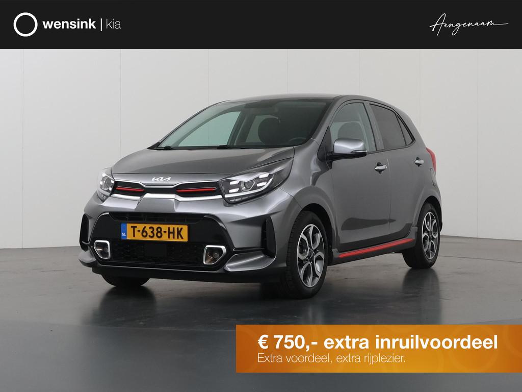 Kia Picanto 1.0 DPi GT-Line | Lederen Bekleding | Navigatie, Auto's, Kia, Voorwielaandrijving, Gebruikt, 4 stoelen, 23 km/l
