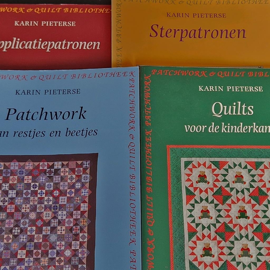 Patchwork & Quilt boeken Karin Pieterse, Ophalen of Verzenden
