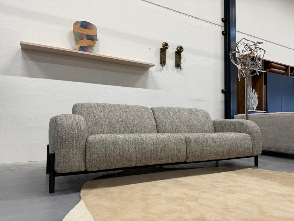 Nieuw Harvink De Baai Bank 3,5 Zits Grijs stof Design 254