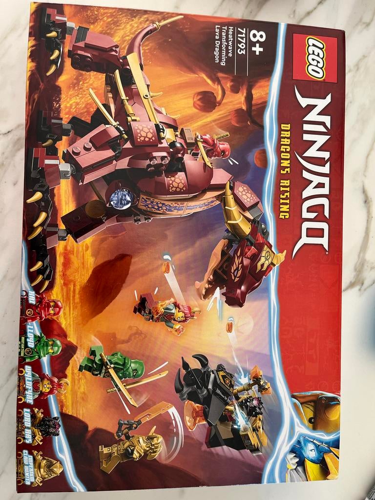 Nieuwe LEGO Ninjago 71793 Heatwave Transforming Lava Dragon, Ophalen, Lego, Nieuw, Inclusief instructies