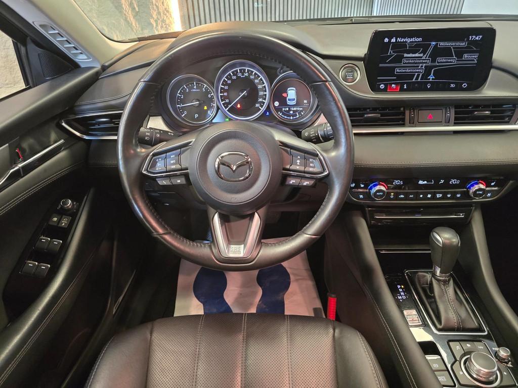 Mazda 6 Sportbreak 2.0 SkyActiv-G 165 Comfort|GARANTIE|NAP|A, Auto's, 1998 cc, 4 cilinders, 6 sportbreak, Zwart