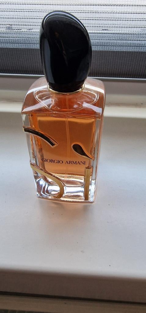 Giorgio Armani Si Eau de Parfum Intense 100ml, Ophalen of Verzenden, Zo goed als nieuw
