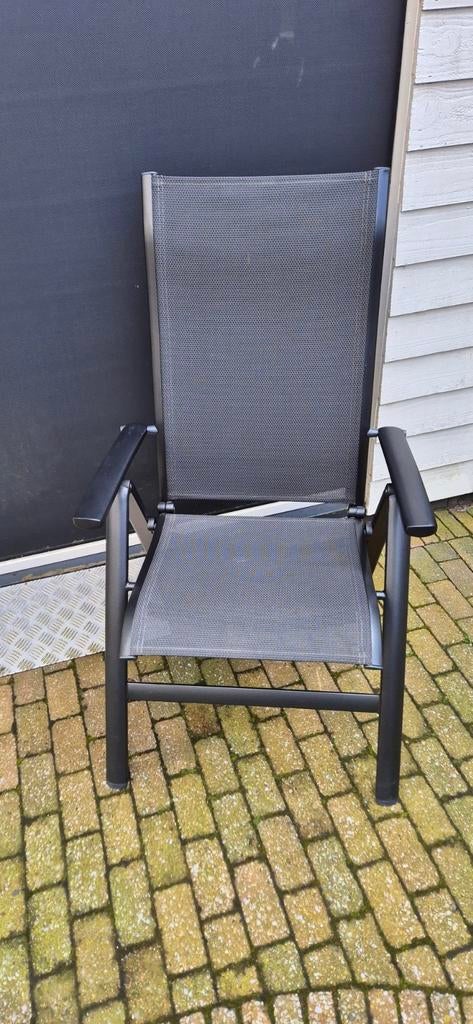 Twee Kettler tuinstoelen met kussens, Ophalen of Verzenden, Verstelbaar