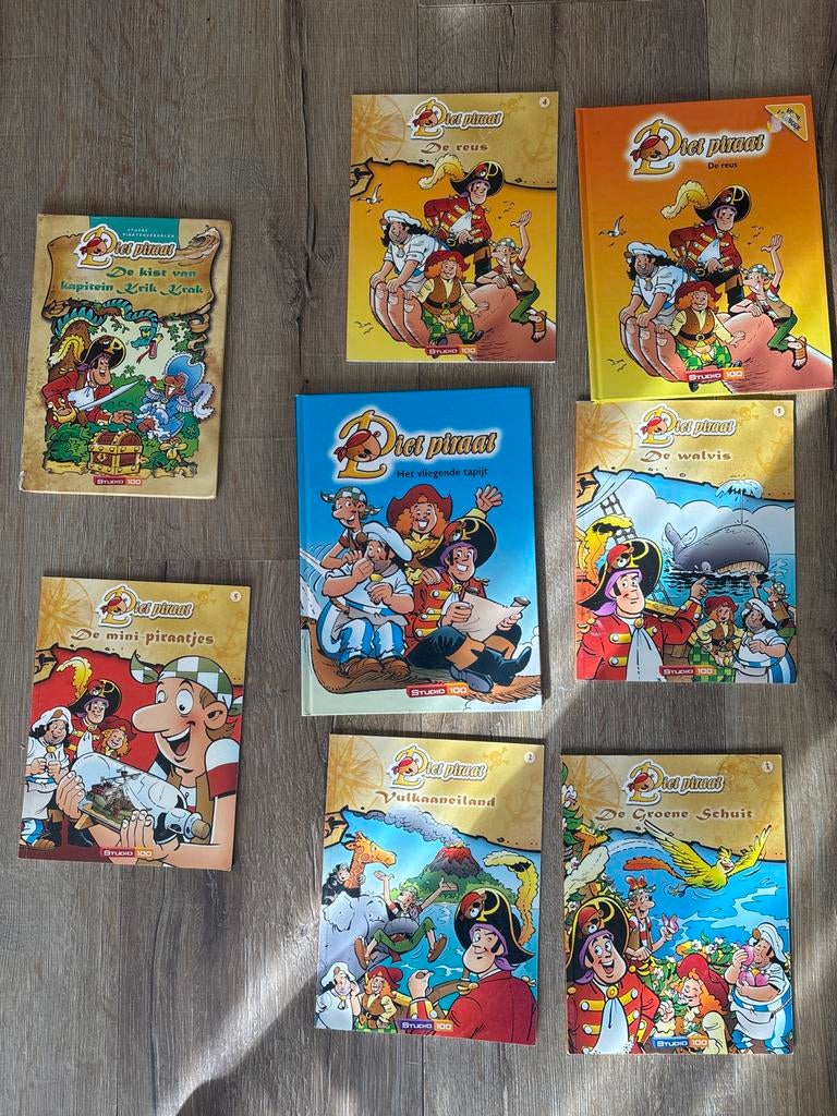 Piet Piraat boeken set (8 stuks), Ophalen of Verzenden, Gelezen, Fictie algemeen